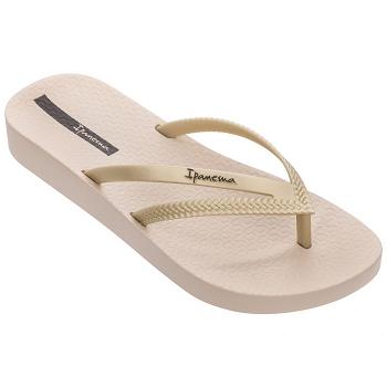 Ipanema Flip Flops Women Bossa Soft Gold 917530JVA Ireland